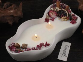 Molde silicona cuenco irregular profundo 